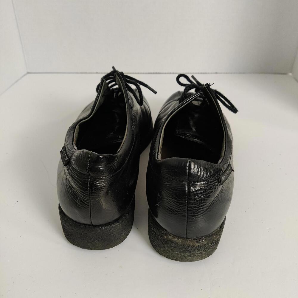 Mephisto Black Patent Leather Shoes Size US 7 Vintage Orthopedic - Picture 5 of 9